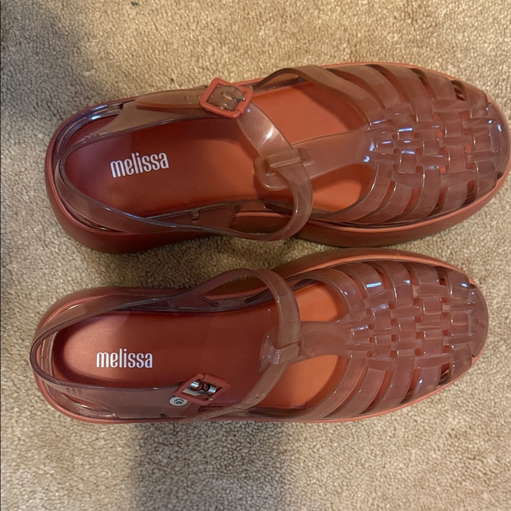 Melissa Coral Jelly Sandals